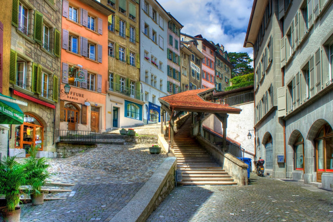 Обои картинки фото города, улицы, площади, набережные, лозанна, во, швейцария