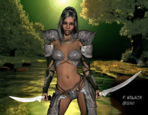 Картинка 3д графика amazon амазонки девушка меч