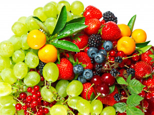 Картинка еда фрукты ягоды дары лета