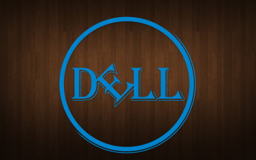 обоя компьютеры, dell, фон, логотип