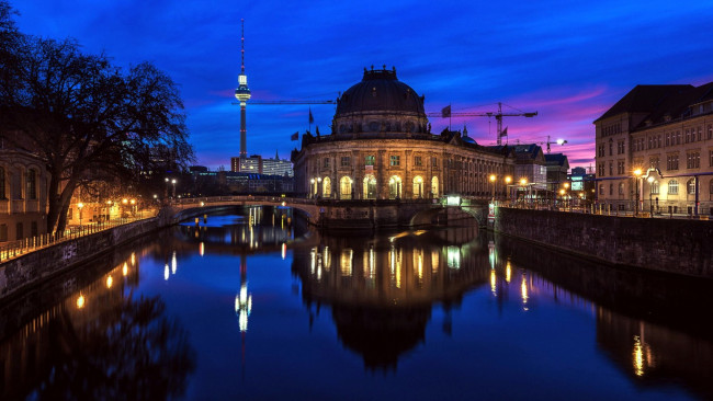 Обои картинки фото города, берлин , германия, bode, museum