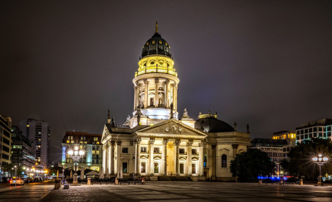 Обои картинки фото города, берлин , германия, площадь, собор