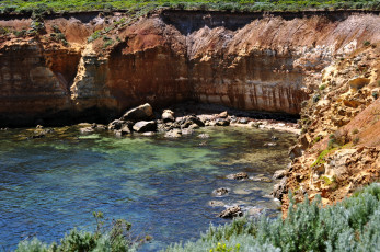Картинка природа побережье port campbell ущелье лох-ард австралия