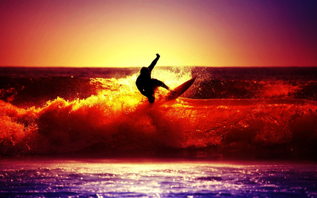 Обои картинки фото спорт, серфинг, серфер, волна, море