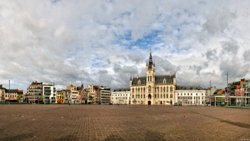 Картинка синт-никлаас+бельгия города -+улицы +площади +набережные площадь синт-никлаас дома бельгия