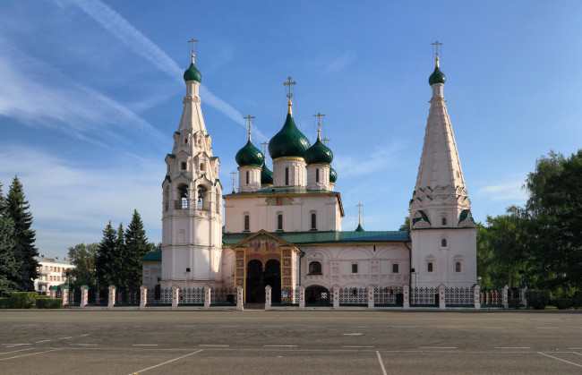 Обои картинки фото церковь ильи пророка, города, - православные церкви,  монастыри, Ярославль, церковь, ильи, пророка