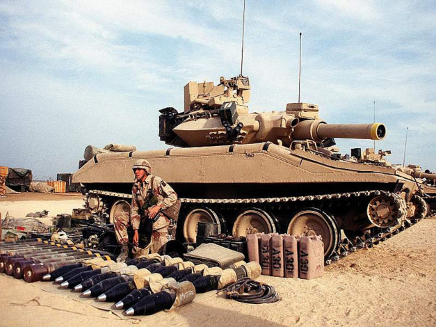 Обои картинки фото техника, военная, гусеничная, бронетехника, танк, m551, sheridan