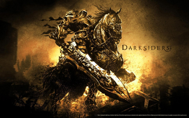 Обои картинки фото darksiders, видео, игры, wrath, of, war