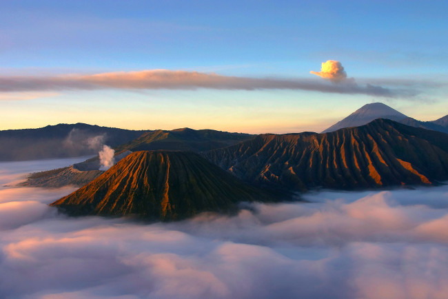 Обои картинки фото природа, горы, вулкан