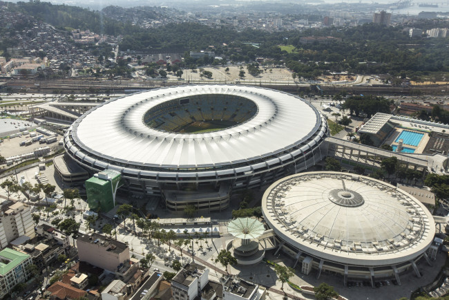 Обои картинки фото спорт, стадионы, бразилия, чемпионат, панорама, дома, город, футбол, арена, стадион, здания
