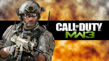 обоя видео игры, call of duty,  modern warfare 3, оружие, воин