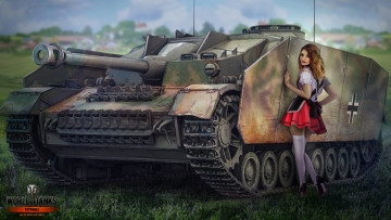 Картинка видео+игры мир+танков+ world+of+tanks world of tanks симулятор action девушка арт