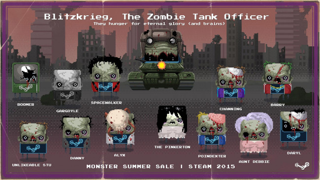 Обои картинки фото monster summer sale, видео игры, ~~~другое~~~, монстры, steam, blitzkrieg