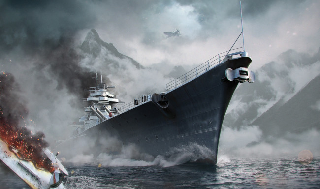Обои картинки фото видео игры, world of warships, action, онлайн, мир, кораблей, world, of, warships, симулятор