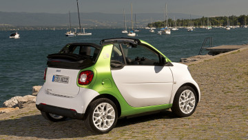 Картинка smart+fortwo+cabrio+electric+drive+2018 автомобили smart two for 2018 drive electric cabrio