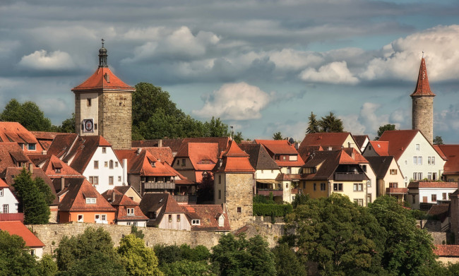 Обои картинки фото города, - панорамы, mittelfranken, средняя, франкония, germany, bavaria, германия, бавария