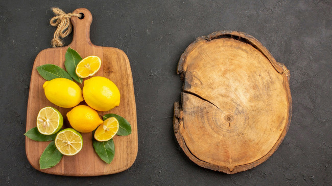 Обои картинки фото еда, цитрусы, лайм, лимон