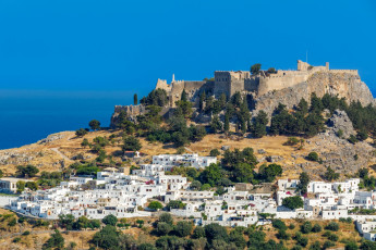 Картинка lindos rhodes greece города -+дворцы +замки +крепости