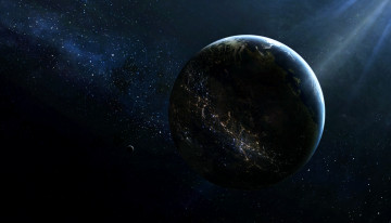 Картинка космос арт space цивилизация свет planet звезды