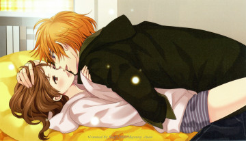 Картинка аниме brothers+conflict поцелуй
