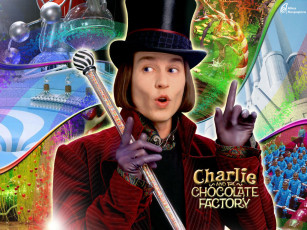 обоя Чарли, шоколадная, фабрика, кино, фильмы, charlie, and, the, chocolate, factory