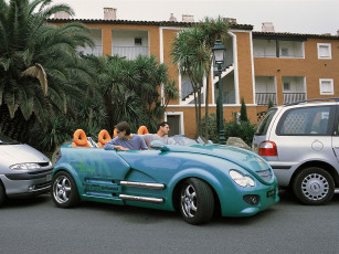 Картинка 2002 rinspeed presto parking four seater автомобили