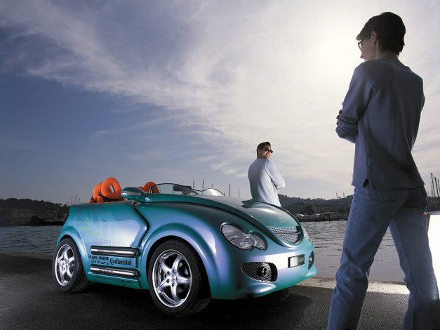 Обои картинки фото 2002, rinspeed, presto, two, seater, автомобили