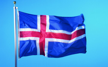 Картинка разное флаги гербы флаг исландия