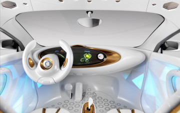Картинка smart forvision ev concept автомобили спидометры торпедо
