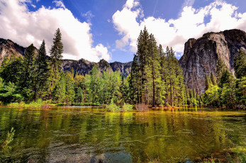 Картинка природа реки озера горы вода деревья