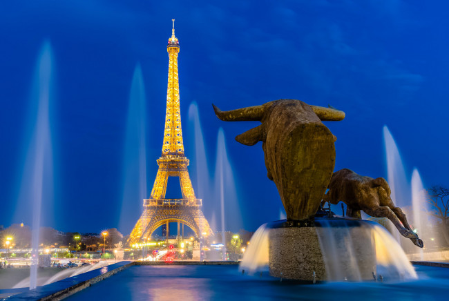 Обои картинки фото города, париж , франция, paris, париж, трокадеро