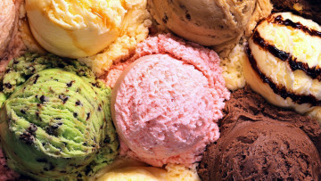 Картинка еда мороженое +десерты ассорти