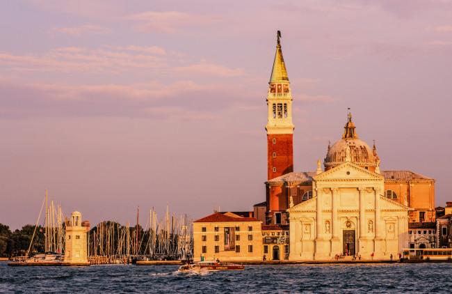 Обои картинки фото san giorgio maggiore, города, венеция , италия, простор