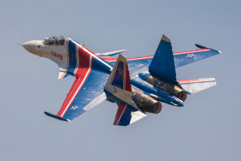 Картинка su-30sm+russian+knights авиация боевые+самолёты россия ввс