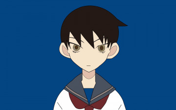 обоя аниме, sayonara zetsubo sensei, форма, мальчик