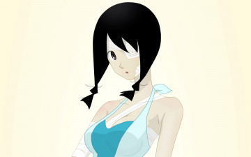 Картинка аниме sayonara+zetsubo+sensei косички повязка девушка