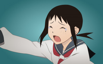 Картинка аниме sayonara+zetsubo+sensei слезы девочка