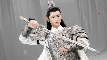 Картинка li+xinze мужчины актер костюм меч съемки