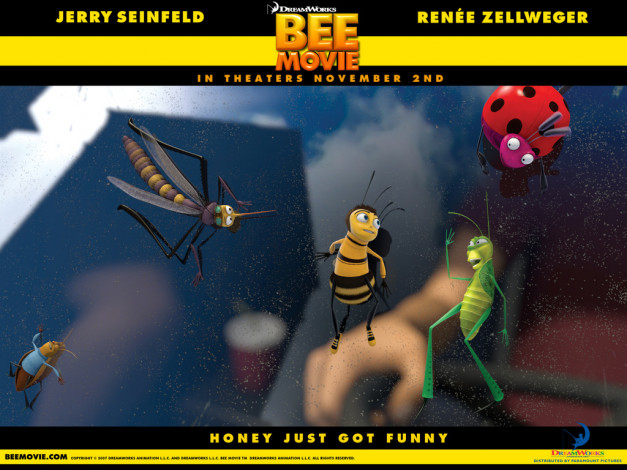 Обои картинки фото мультфильмы, bee, movie
