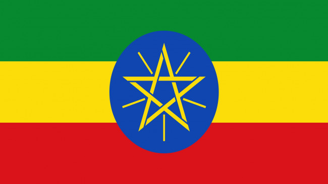 Обои картинки фото эфиопия, разное, флаги, гербы, зеленый, звезда, красный, желтый