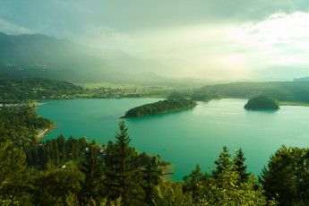 Картинка faaker+see++австрия природа реки озера горы озеро австрия see faaker альпы