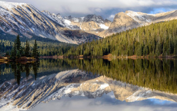 Картинка природа реки озера отражение горы озеро