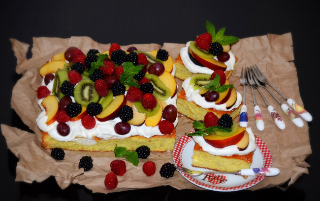 Обои картинки фото еда, пироги, выпечка, натюрморт, фрукты, пирог