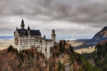 Картинка neuschwanstein+castle города замок+нойшванштайн+ германия замок