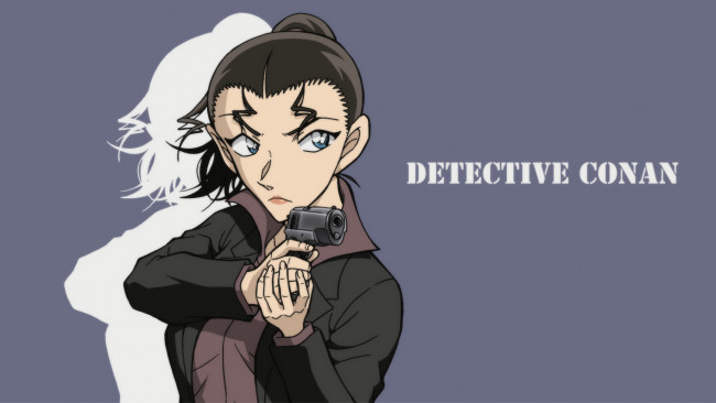 Обои картинки фото аниме, detective conan,  magic kaito, девушка