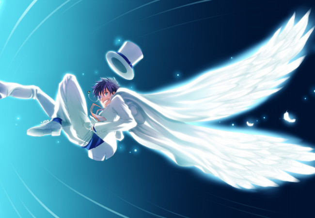 Обои картинки фото аниме, detective conan,  magic kaito, ангел