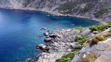 Картинка природа побережье камни вода скалы
