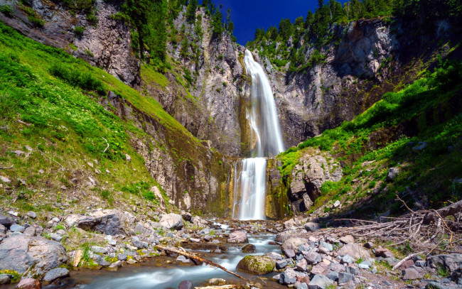Обои картинки фото природа, водопады, поток, каскад, вода