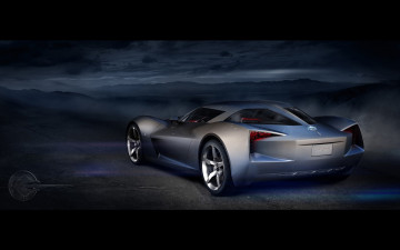 Картинка 50th anniversary corvette stingray concept автомобили