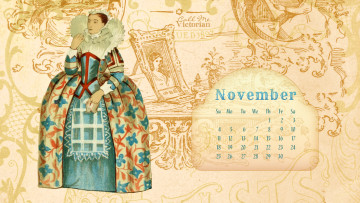 Картинка календари рисованные векторная графика королева платье